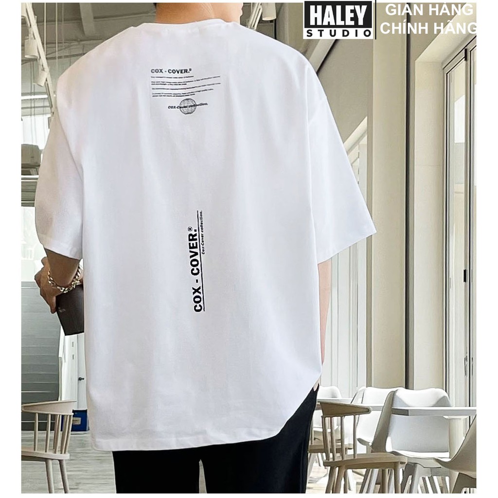 Áo Thun Unisex Tay Lỡ Form Rộng Nam Nữ Basic vải cotton phong cách Hàn Quốc TN582-TN575-TN578 Haley