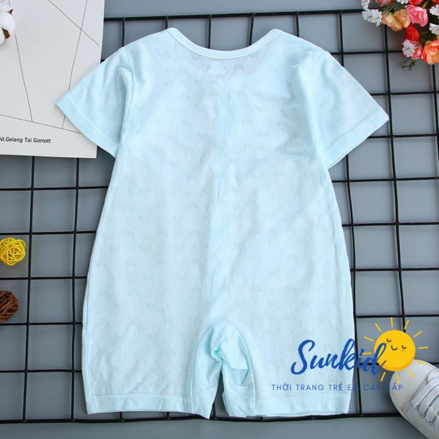 BODY SUIT TAY NGẮN CHO BÉ SƠ SINH - Body liền thân cotton cho bé sơ sinh, hàng đẹp xuất Hàn
