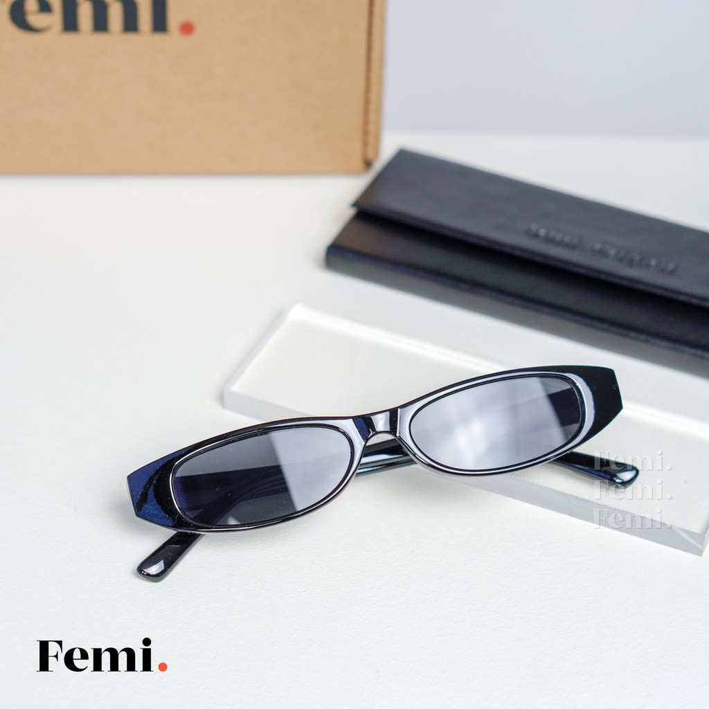 Kính mát nữ Femi Gigi mắt nhỏ Trendy kính râm nữ Hot Trend