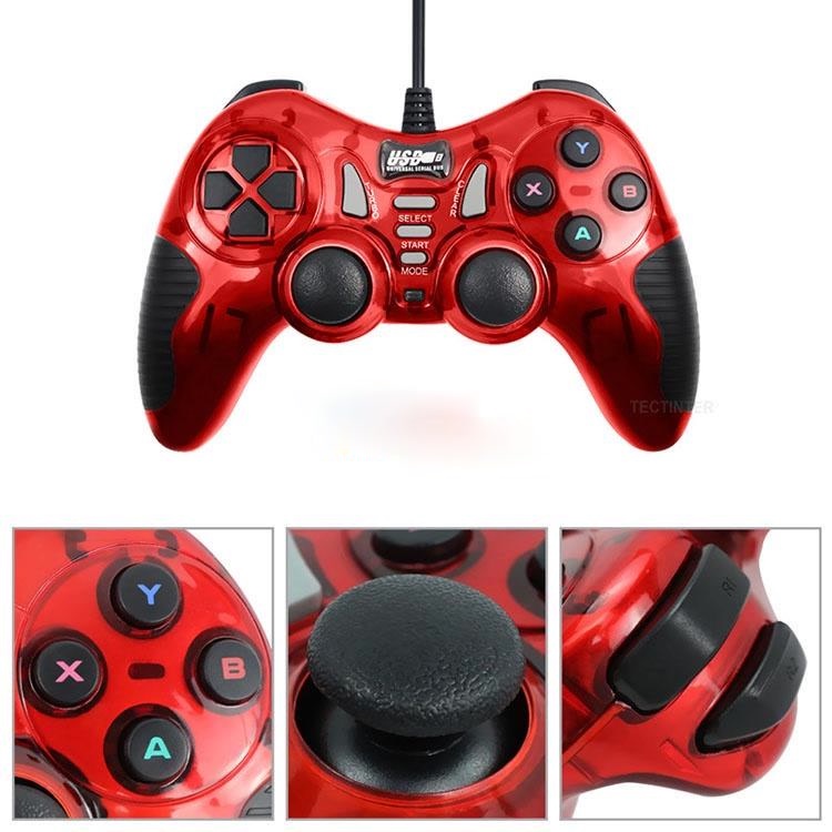 Tay cầm chơi game đơn rung cho PC, LAPTOP, Android TV Box