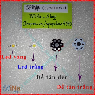 Nhân LED 1W/3W 3.2-4.2V , Đế tản (mua riêng)