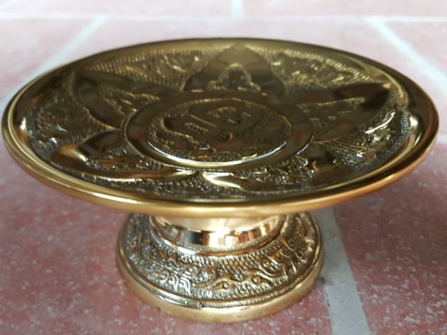 Mâm Bồng Đĩa Trầu Cau Chữ Phúc Bằng Đồng 14cm,16cm