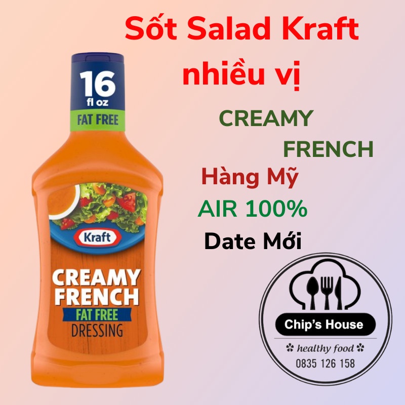 Sốt Salad Ăn Kiêng KRAFT nhiều vị