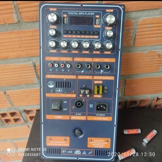 Mạch loa kéo 4 tấc đôi reverb nguồn xuyến 19x38