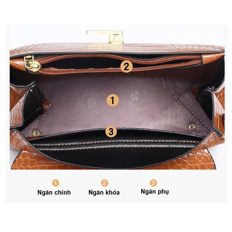 Túi xách nữ đeo chéo vân da cá sấu cao cấp siêu xinh siêu sang TX15 túi xách đeo vai -Chip Xinh Boutique | BigBuy360 - bigbuy360.vn