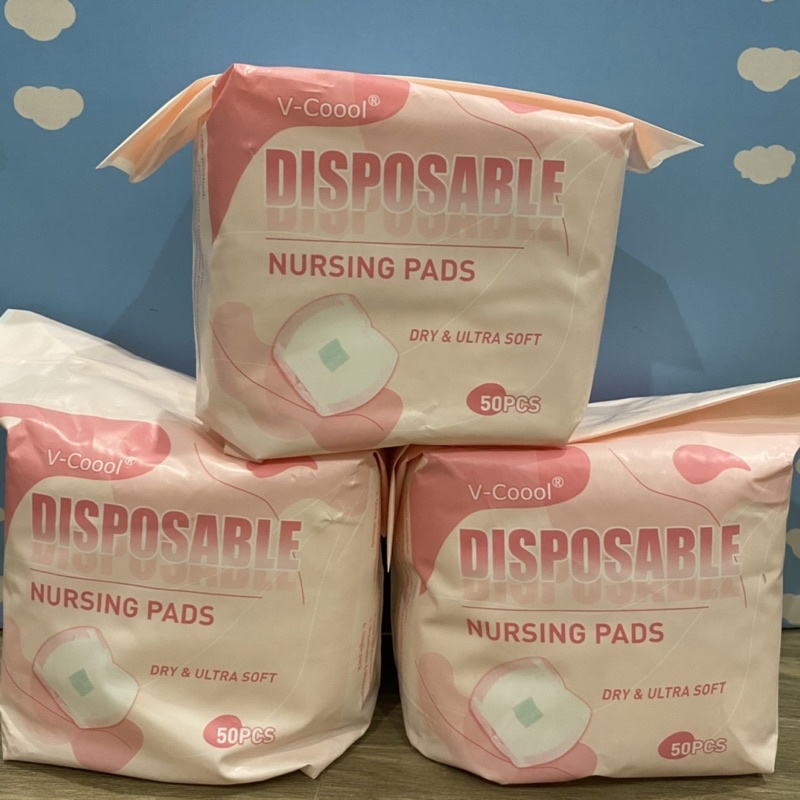 Thấm sữa dùng 1 lần Vcoool, miếng dán chắc chắn, thiết kế ôm sát