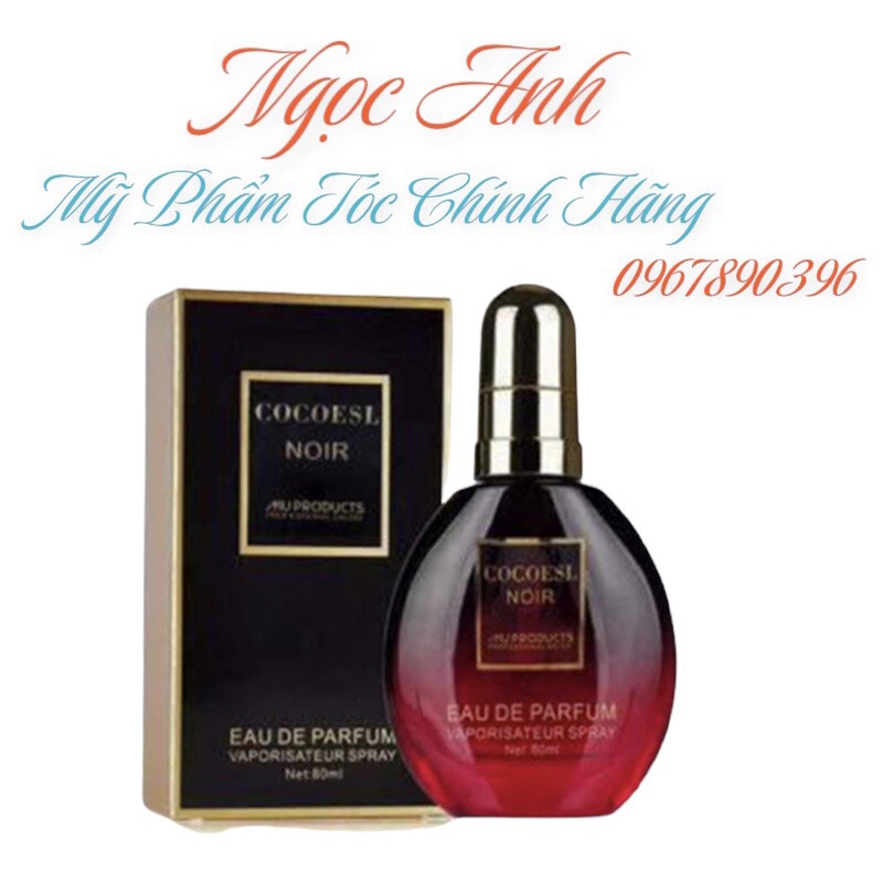 Tinh dầu dưỡng tóc Cocoesl Noir đỏ 80ml