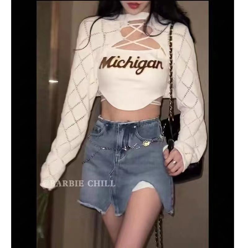 Áo Dệt Kim Màu Trơn Chống Nắng Phong Cách Mùa Hè Mới Cho Nữ