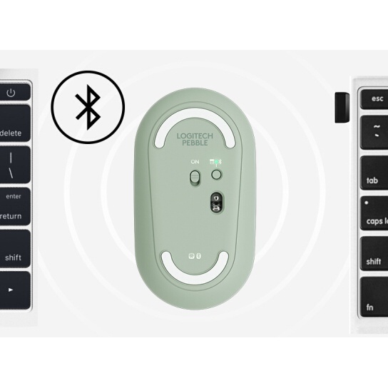 Chuột không dây Logitech PEBBLE M350 Silent Dual-Wireless Mouse