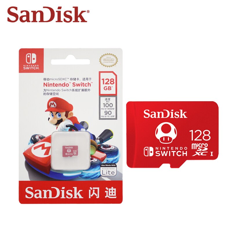Thẻ Nhớ SANDISK Micro Sd 256gb 128gb 64gb 4k Ultra Hd Tf Cho Nintendo Interrupter | BigBuy360 - bigbuy360.vn
