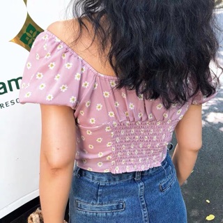 ÁO CROPTOP HOA
