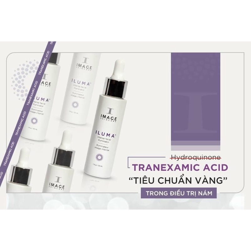 Serum mờ nám trắng da Image Iluma Intense Facial Illuminator 30ml và mini 7.4ml