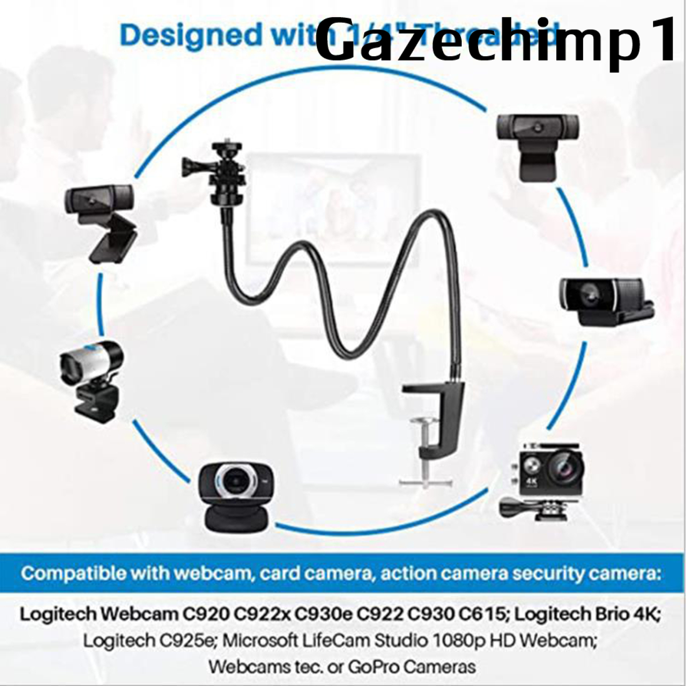 Webcam Gazechimp1) Cho Logitech 360