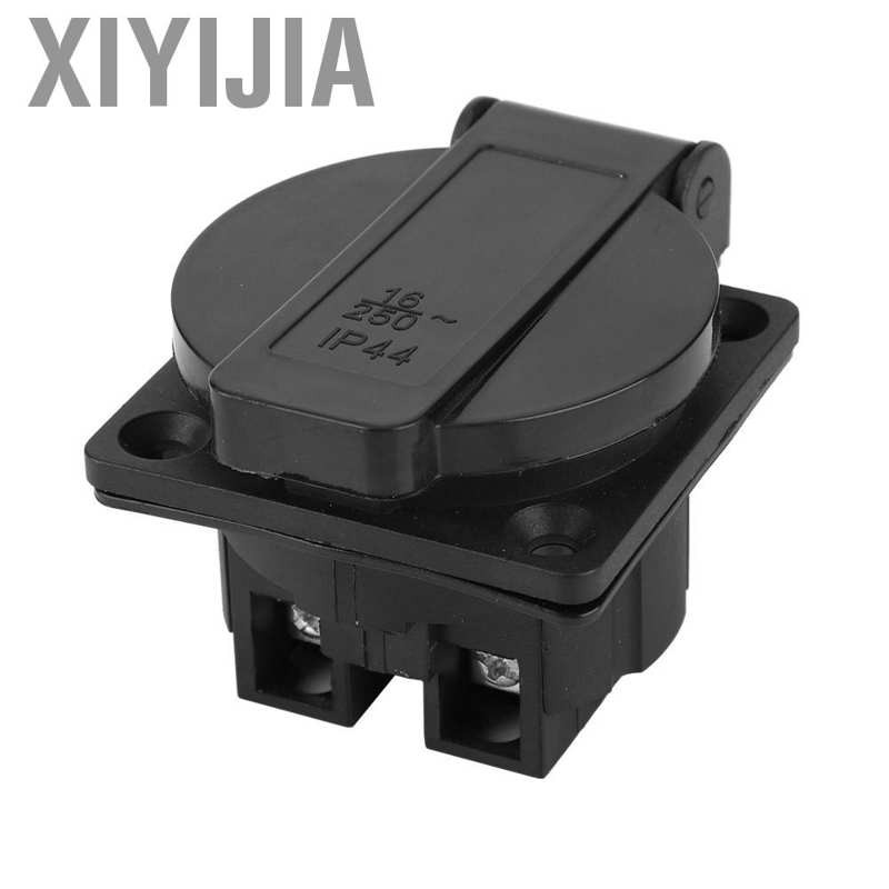 40mm Ổ Cắm Điện Thiết Kế Nắp Đậy Chống Nước Công Nghiệp Kiểu Đức 250v 16a 65x50