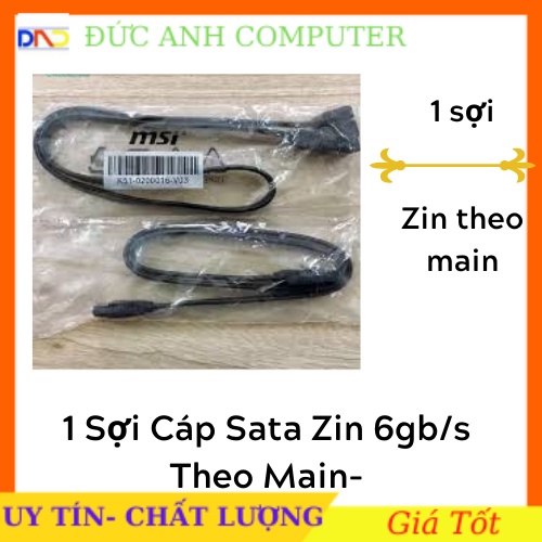 Cáp SATA  Zin Theo Main cứng máy bàn mới 100% zin theo main sata 3 6Gb/s