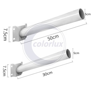 Thanh Trụ Giá Đỡ Đèn Đường 50cm COLORLUX Chất Liệu Thép Chống Rỉ