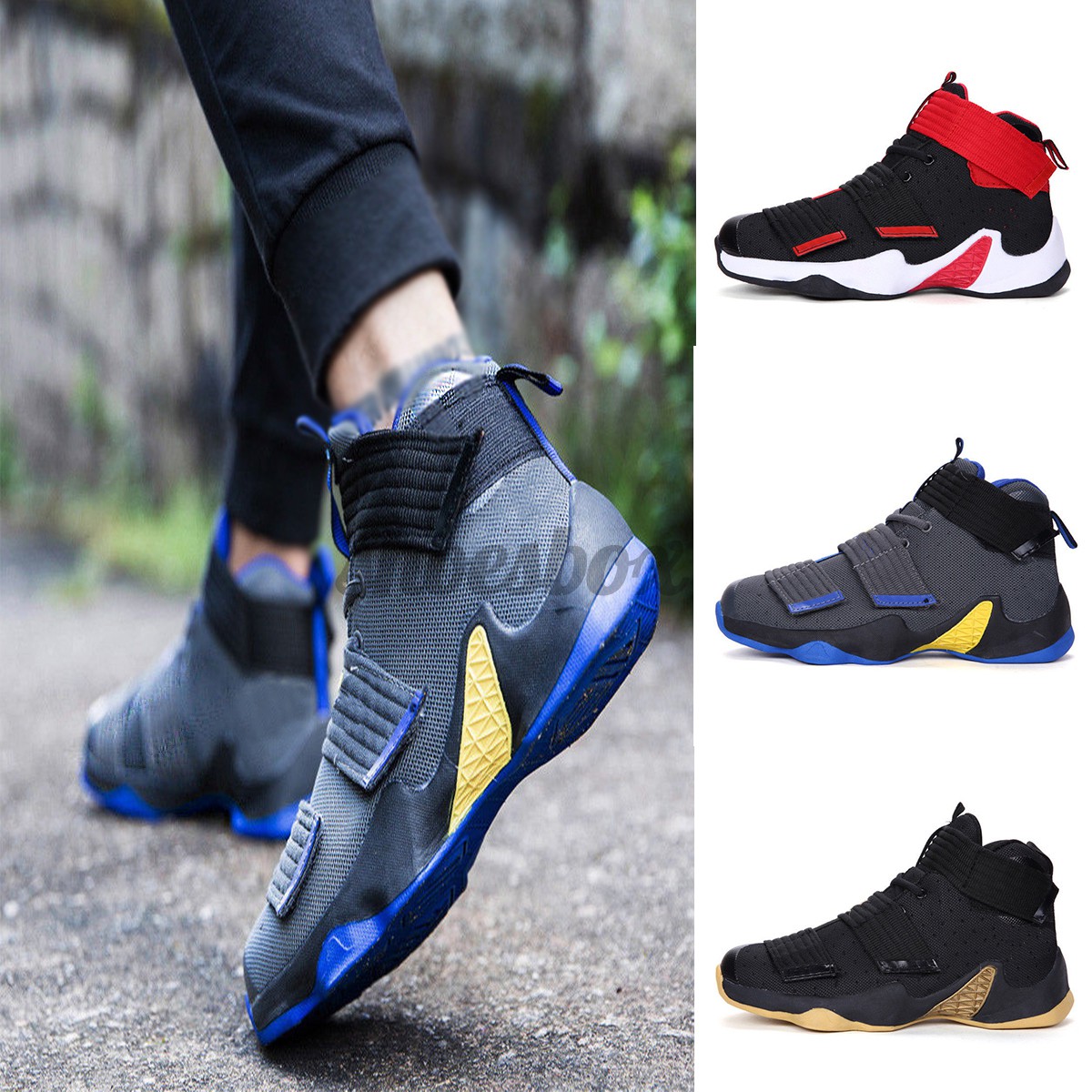 Hot Fashion Unisex Basketball Sport Athletic Sneakers Outdoor Shoes Breathable