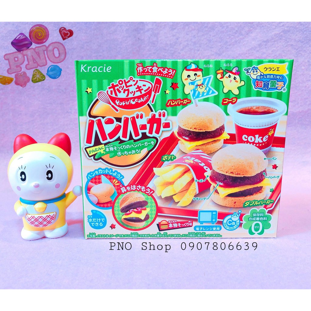 Popin Cookin làm HAMBURGER  HOT