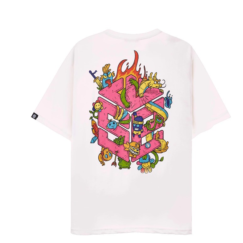 [Full tag hãng] Áo thun Swe cube doodle, summer tee local brand logo full tag oversize unisex ulzzang (1hitshop,missout) | BigBuy360 - bigbuy360.vn