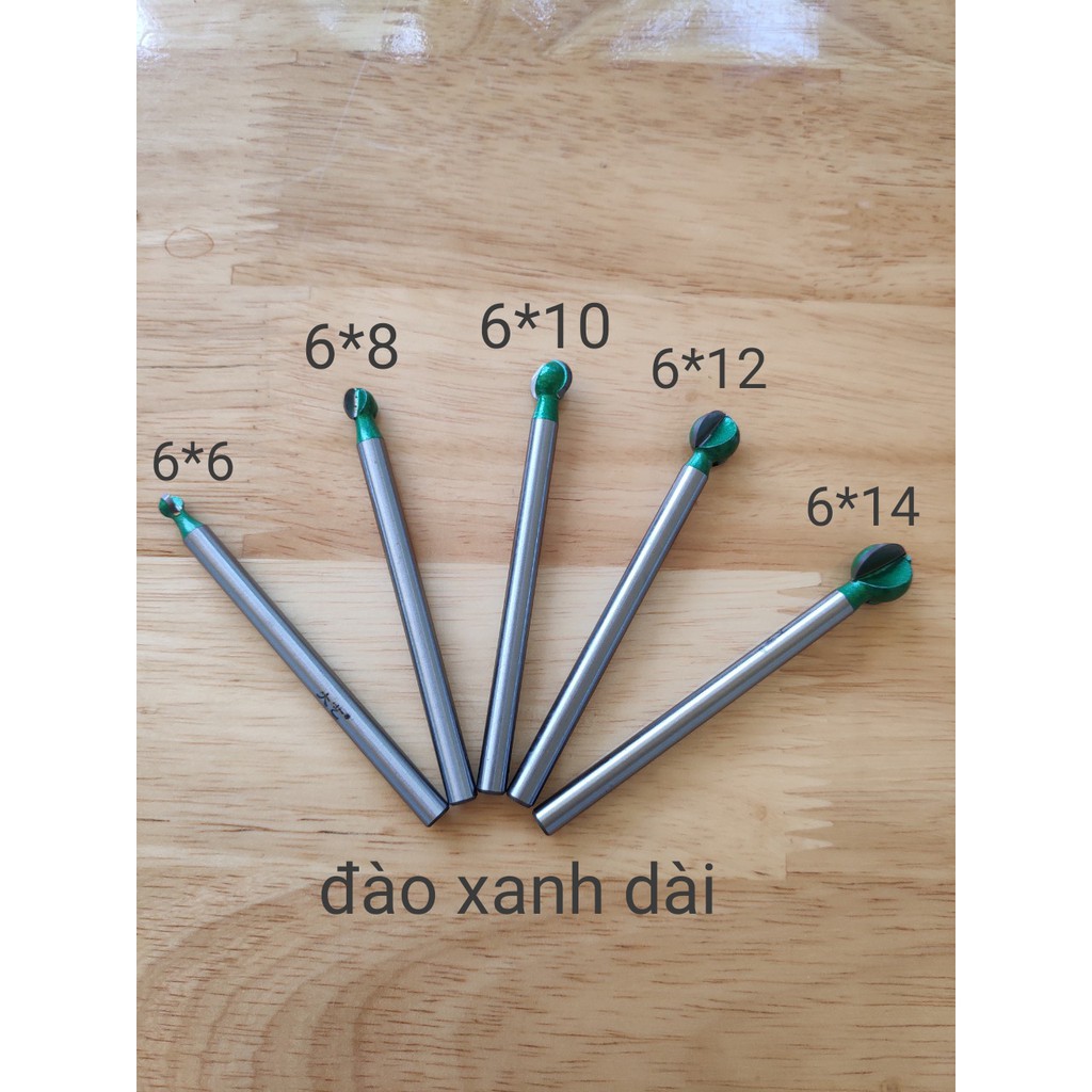 bộ đào xanh đại nghệ dài cốt 6 (Bộ mũi làm gỗ lũa Giúp phá lũa gỗ)