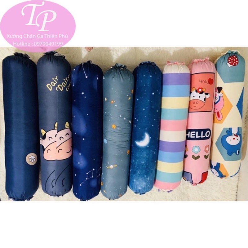 Vỏ + Ruột Gối Ôm Bông Hạt Cao Cấp Vỏ Cotton Poly Được Chọn Mẫu | BigBuy360 - bigbuy360.vn
