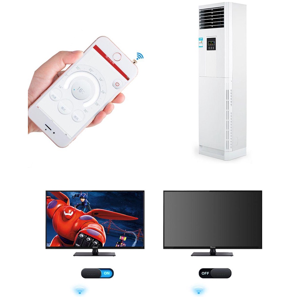 Điều Khiển Từ Xa Hồng Ngoại Thông Minh Cho IOS Android 3.5mm