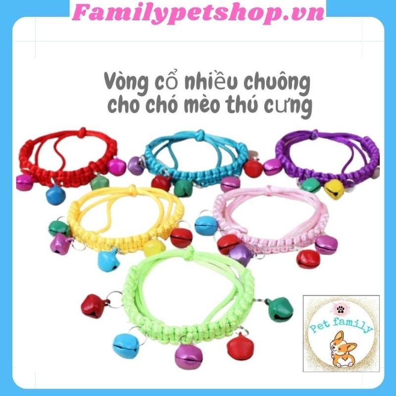 Vòng cổ cho chó mèo thú cưng nhiều màu sắc xinh xắn-familypetshop.vn