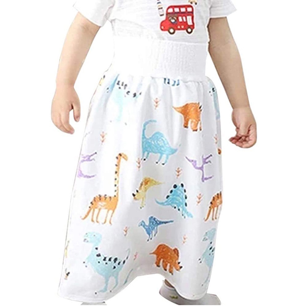 Chân Váy Ngắn Lưng Cao Chất Liệu Mềm Mại Chống Tràn In Họa Tiết Động Vật Dễ Thương Cho Bé