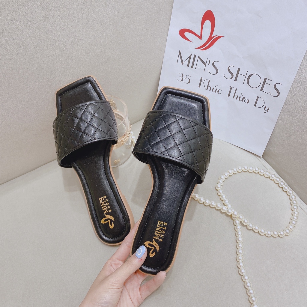 Min's Shoes - Dép Da Mềm Cao Cấp S449