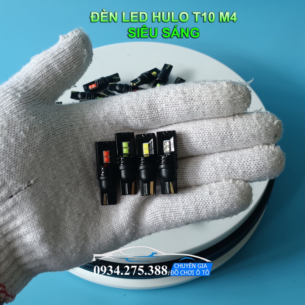 Đèn led siêu sáng chân T10 ( Đèn demi, sương mù, định vị).Độ sáng cao, bền bỉ, nhiều màu sắc