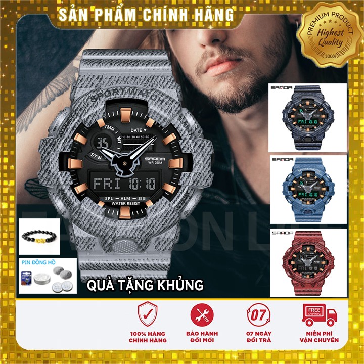 ĐỒNG HỒ NAM SANDA 700 CHÍNH HÃNG KIM SỐ KẾT HỢP [❤️BẢO HÀNH 12 THÁNG❤️]