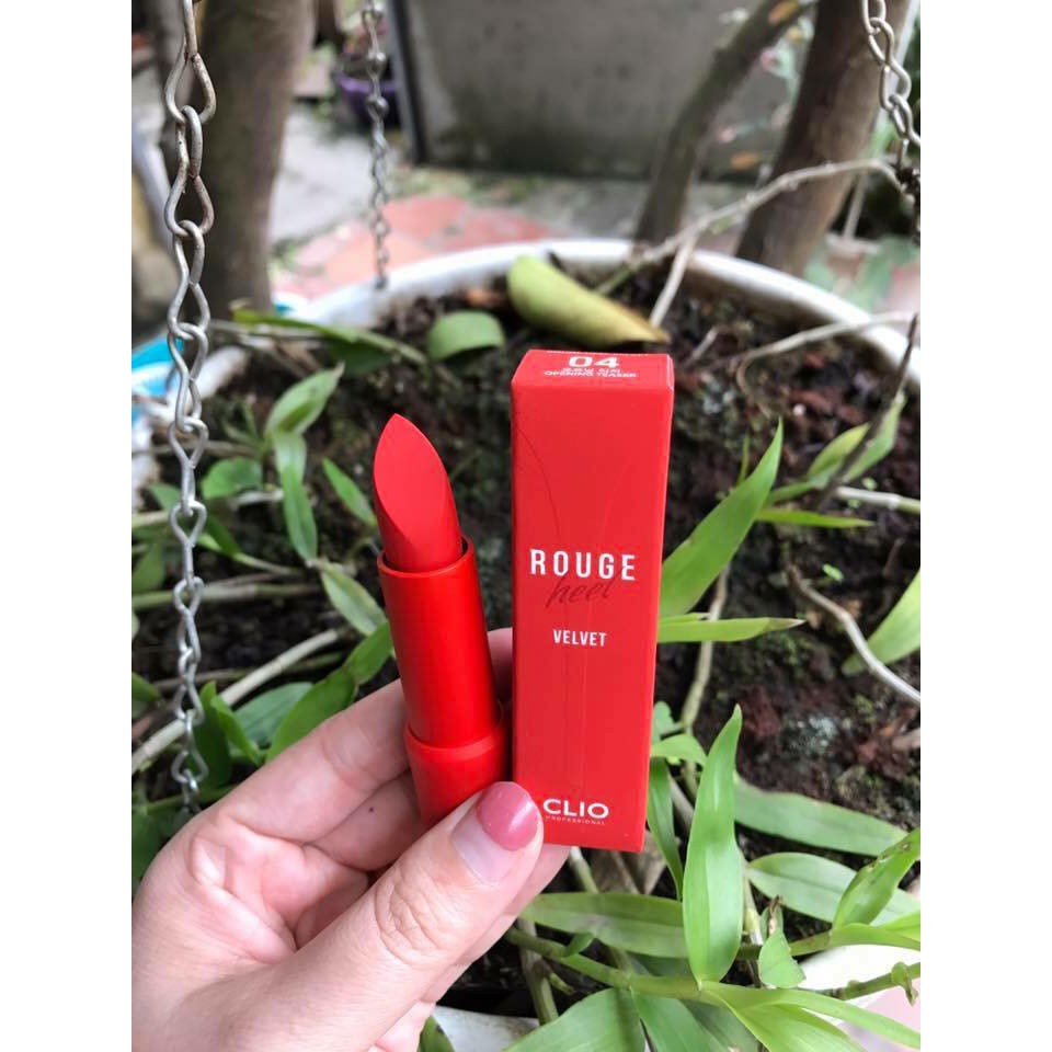 {THANH LÝ} Son Thỏi Lì Clio Rouge Heel Velvet 3.4g | BigBuy360 - bigbuy360.vn
