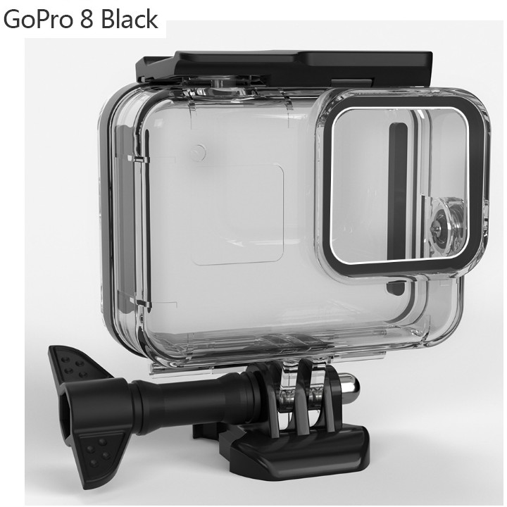 Case chống nước Gopro Hero 8 bằng nhựa mica trong suốt chống nước độ sâu lên tới 60m