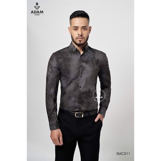Áo sơ mi nam adam store hè hoa smc011
