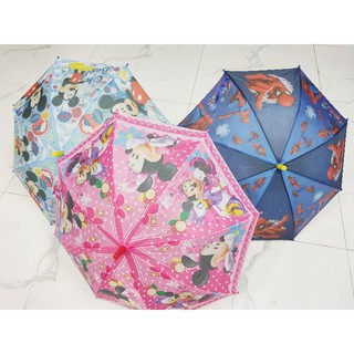 Ô che nắng che mưa hình công chúa, siêu nhân cho bé tặng kèm 01 coi cho bé.