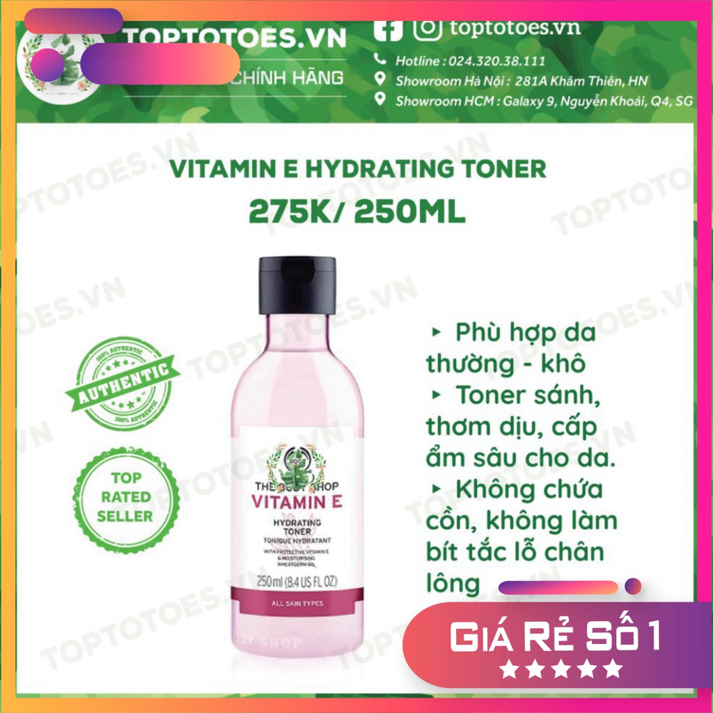 RẺ SỐ 1 . Bộ Vitamin E Lúa Mạch The Body Shop rửa mặt, toner, xịt khoáng, kem dưỡng, mask siêu cấp ẩm và làm sáng da . .