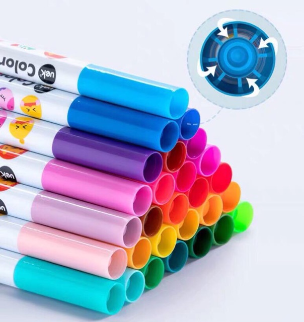 Bút dạ uek hộp 36 màu