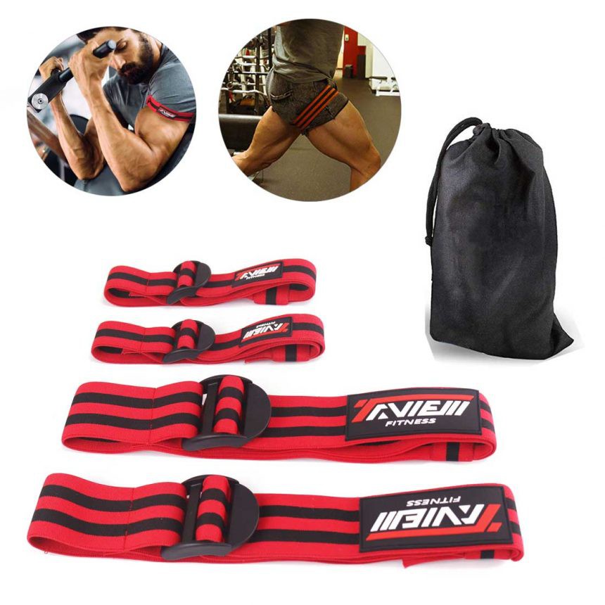 Dây Garo Đàn Hồi Chặn Máu Cho Tay Và Chân Hỗ Trợ Tăng Cơ Nhanh Blood Flow Restriction Bands