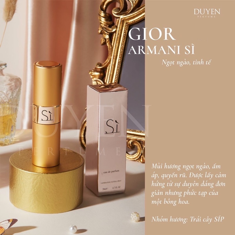 Nước Hoa mini 20ml SÌ