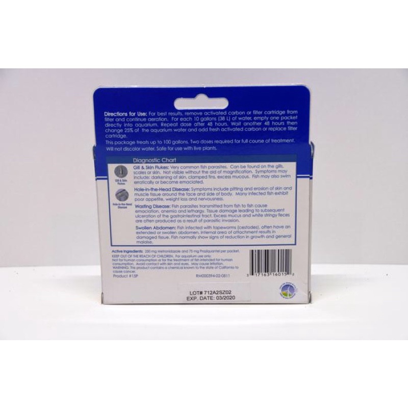 Bột API General Cure Cho Bể Cá Hỗ Trợ Giảm Ký Sinh Trùng