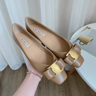 Giày bệt nơ salvatore đế mềm