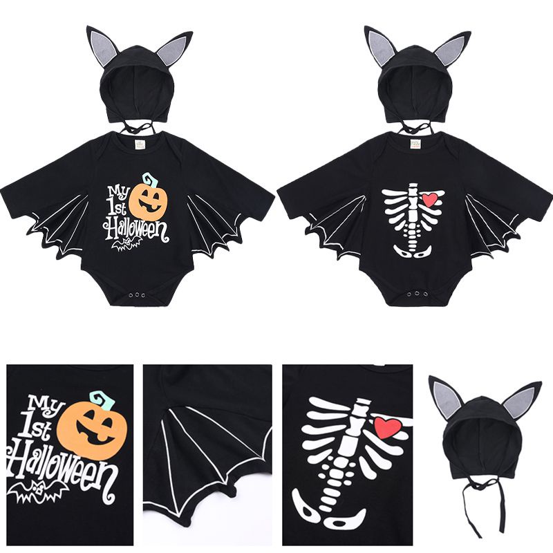 Bộ Đồ Hóa Trang Con Dơi Dành Cho Bé Trai Và Bé Gái Trong Ngày Halloween