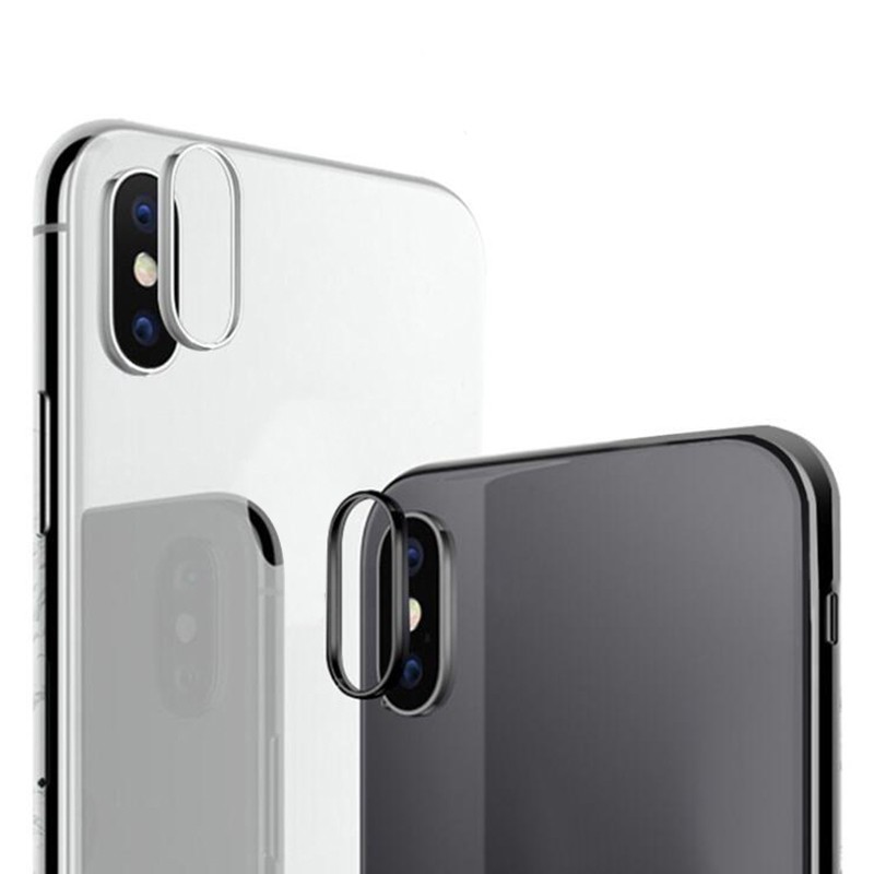 Vòng Kim Loại Bảo Vệ Camera Sau Cho Iphone X 7 8 Plus