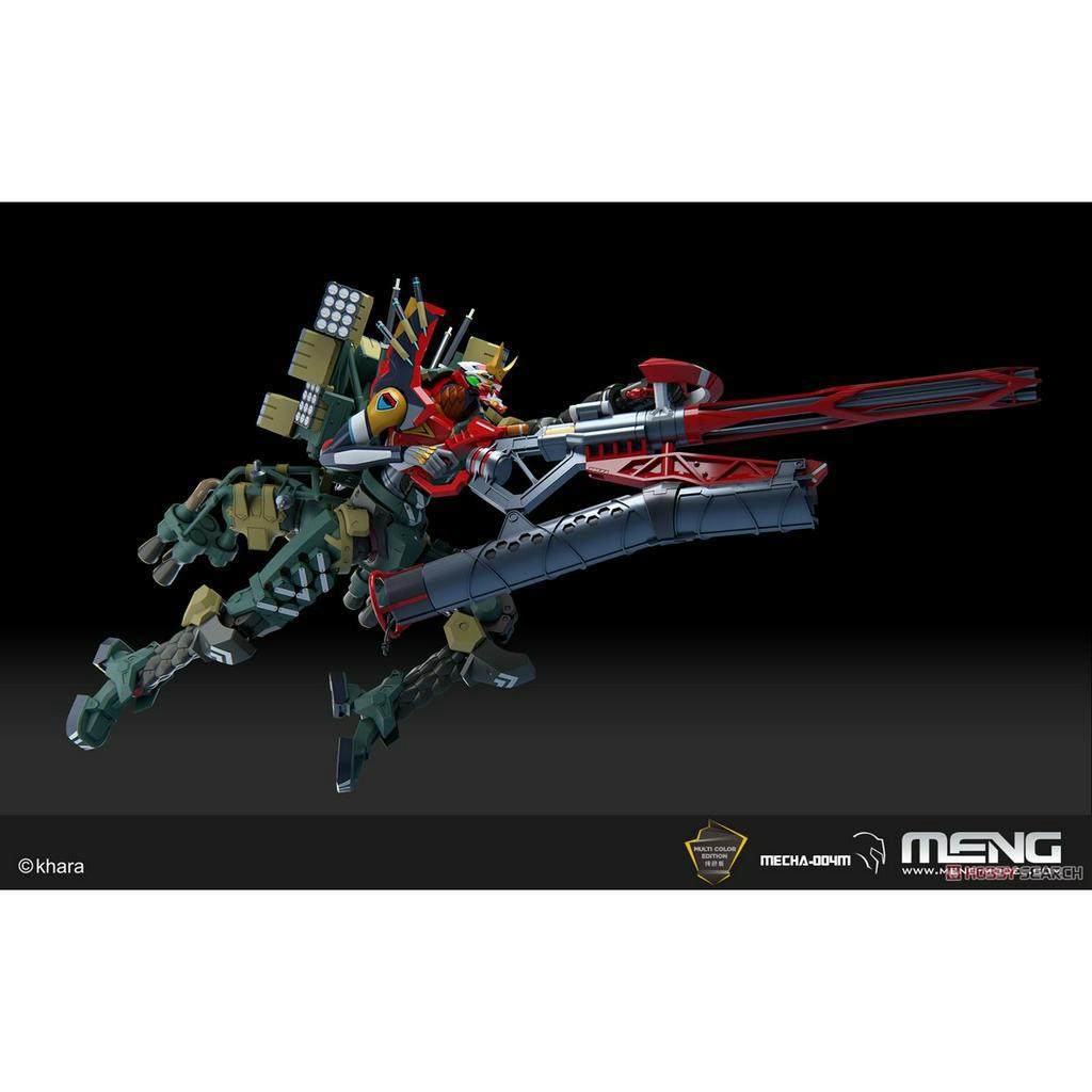 Mô Hình Lắp Ráp PG Mecha-004M Evangelion EVA Model-New 02a [Multi-color Edition] MENG Model