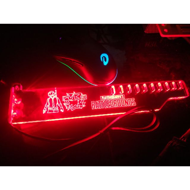 Giá đỡ vga có led . xài nguồn sata 5v
