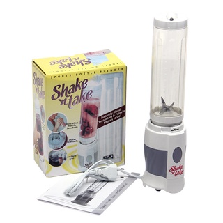 MÁY XAY SINH TỐ  CAO CẤP CẦM TAY SHAKE-Máy xay cầm tay 2 cối kèm cốc tiện lợi Shake'n Take [ BH 7 ngày ]