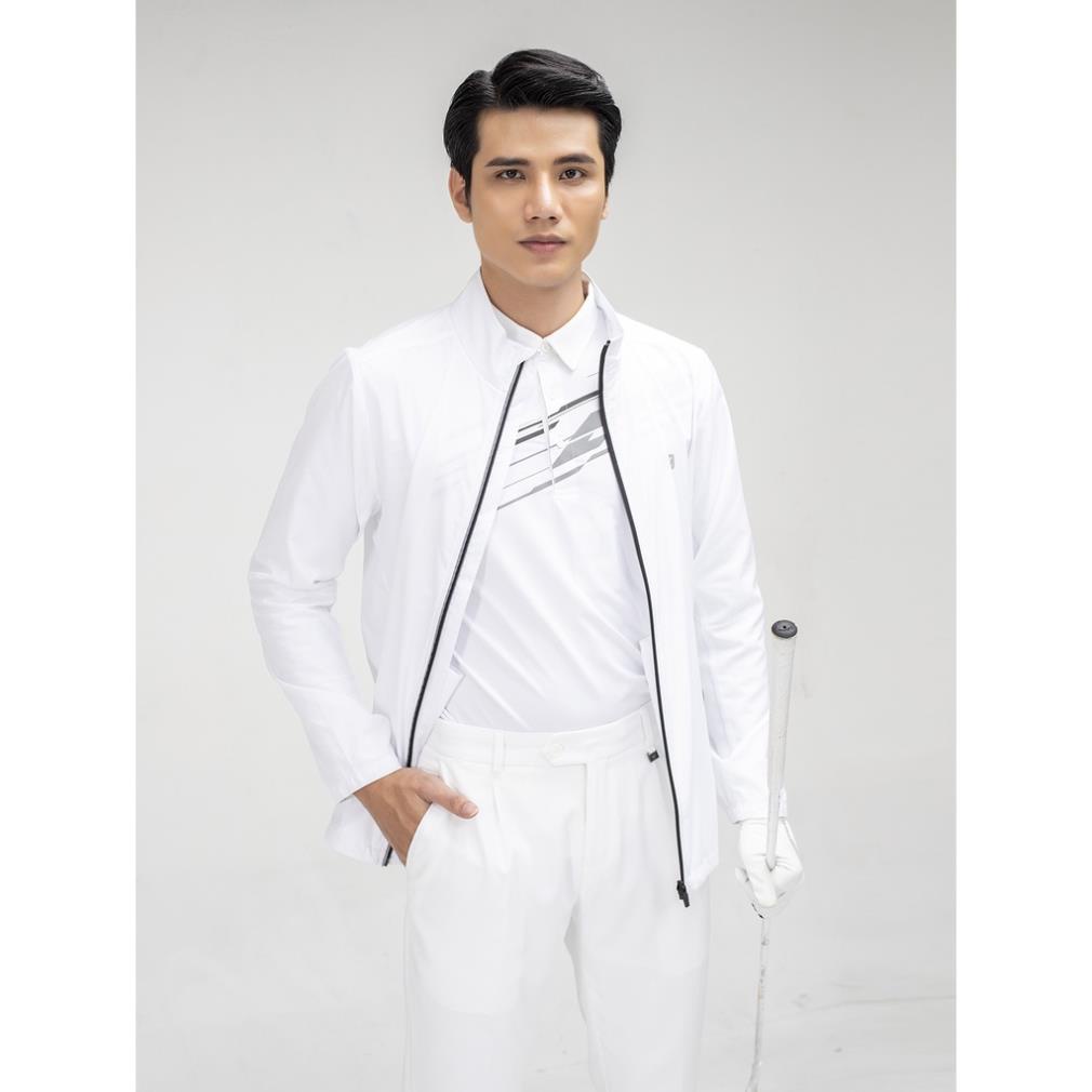 Áo khoác gió nam Aristino thiết kế mạnh mẽ, nam tính, chất liệu bền chắc, hạn chế nhăn co, thấm nước - AJKG01W9