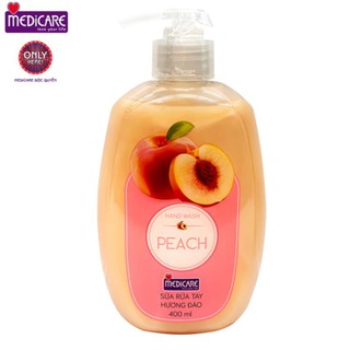 Nước rửa tay Medicare đào 400ml