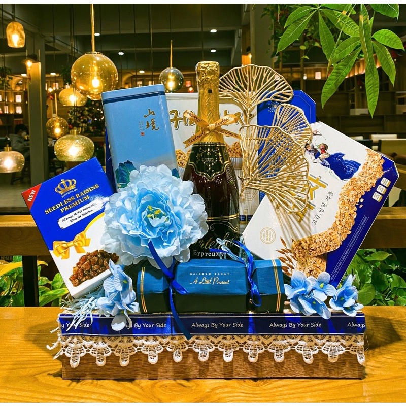 LẴNG GIỎ QUÀ TẾT XANH BÌNH AN