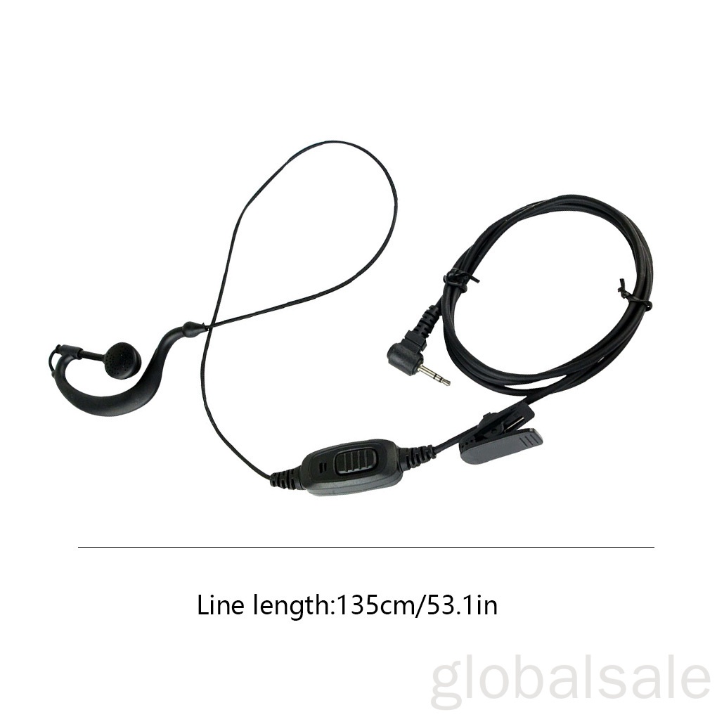Tai nghe có micrô PTT thay thế cho bộ đàm HYT/ Motorola 2.5mm